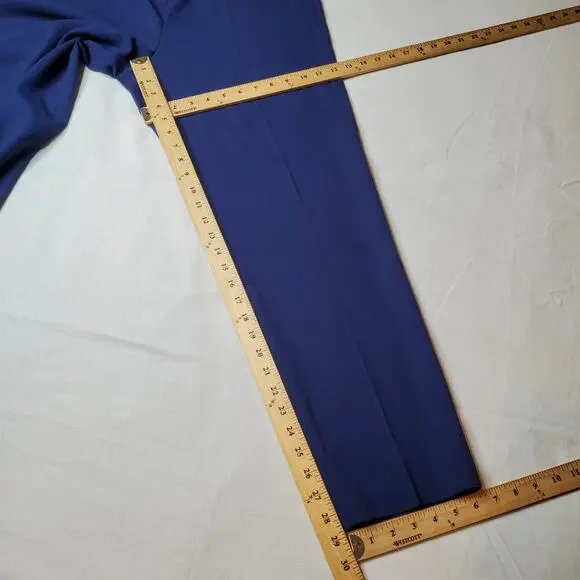 Hugo Boss Women's Size 10 NWT Tibalena Ankle Trousers Blue